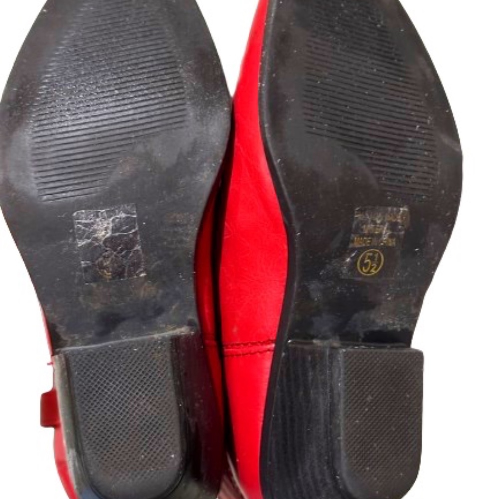 Striking Red Cowgirl Western boots! Size 5.5 - Picture 7 of 8